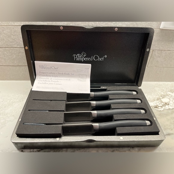 Pampered Chef Kitchen Pampered Chef Cutlery Steak Knife Set